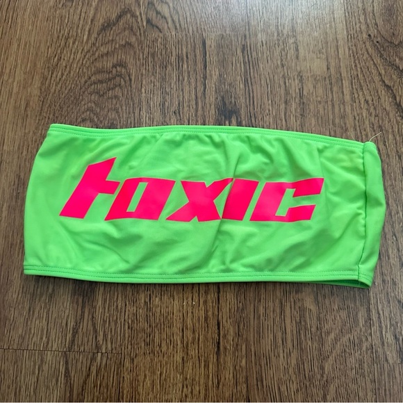 Jaded London Neon Green Tube Top size 4-6 festival rave party sexy